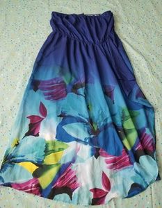 Lane Bryant strapless maxi